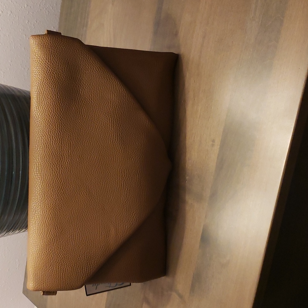 Pleather  brown crossbody